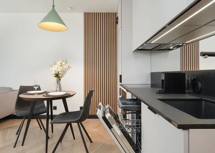 아파트 Nowoczesny Z Klimatyzacja I Parkingiem By Renters Prestige *